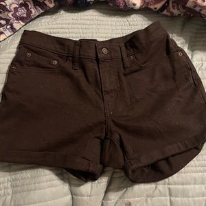 Levi’s Mid Length Black Label Black Jean Shorts‎ Size 29 Beach Vacation Casual